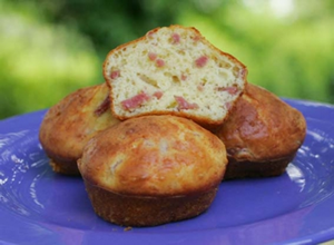 Muffins simples - fromage confiture